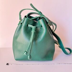 AP Small Leather Bucket Bag